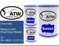 Preview: Chevrolet, Medium Dark Royal Blue Metallic, 27 / 29 / 8955 / 4137-P1: 500ml Lackdose + 500ml Klarlack + 250ml Härter - Set, von ATW Autoteile West.